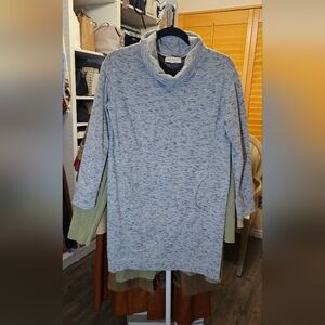 Max Studio Funnel Neck French Terry Dress Size XS.